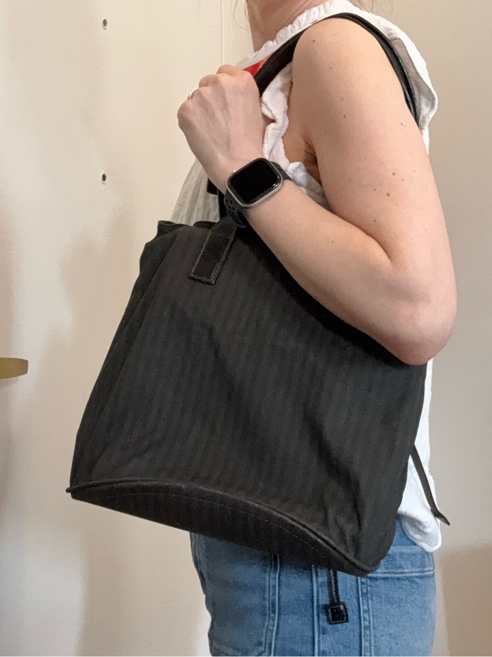 Fendi Pequin Canvas Shoulder Tote - Picture 11 of 13